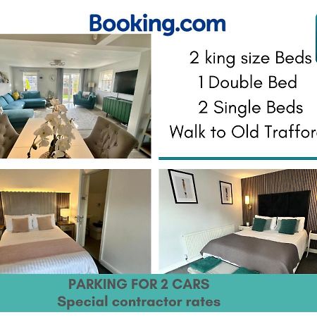 Waterside Mufc & Trafford Centre Townhouse 4 Bedroom Free Parking Manchester Ngoại thất bức ảnh